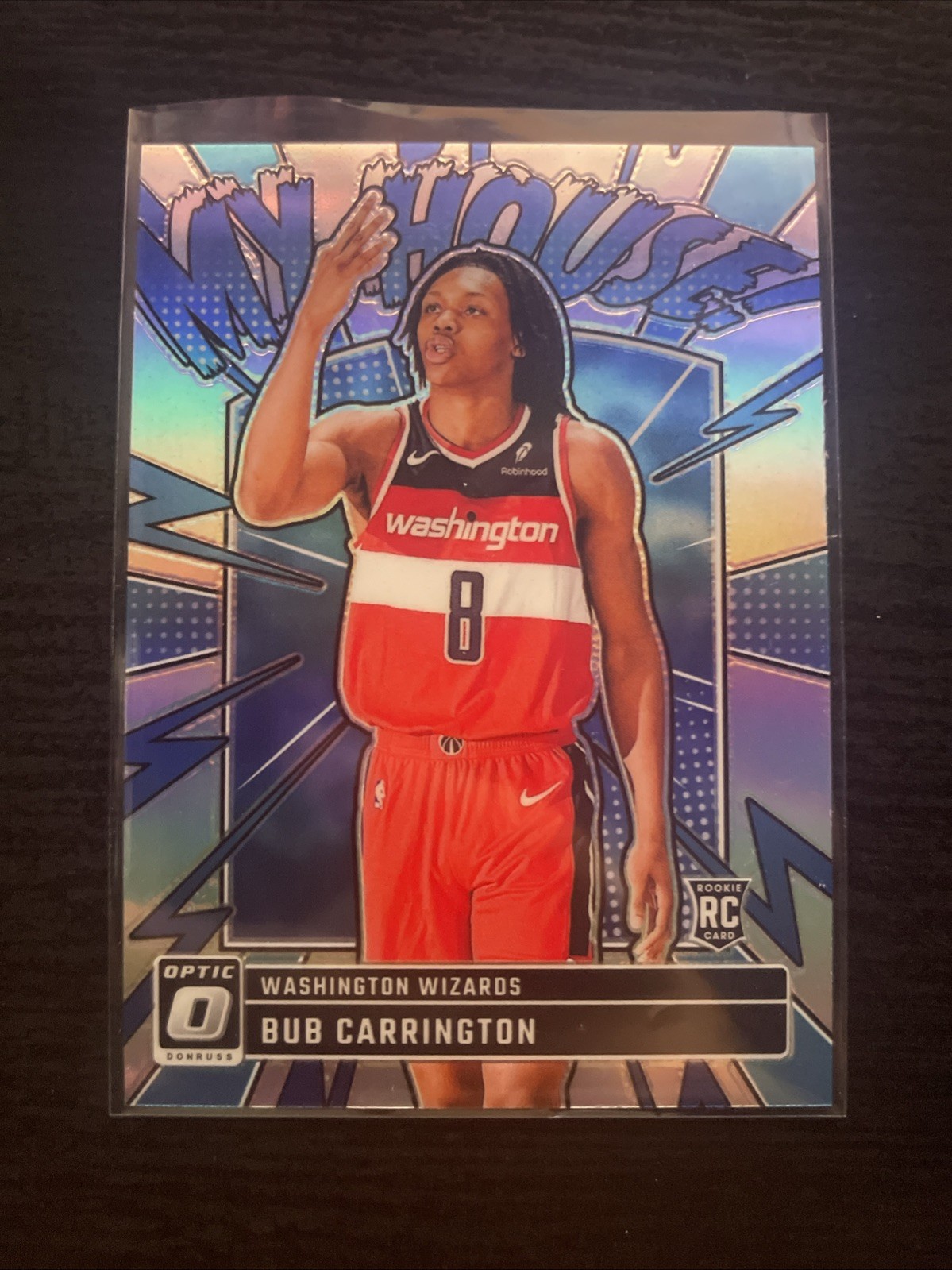 2024-25 Panini Donruss Optic - My House Bub Carrington #8 Holo Prizm (RC)