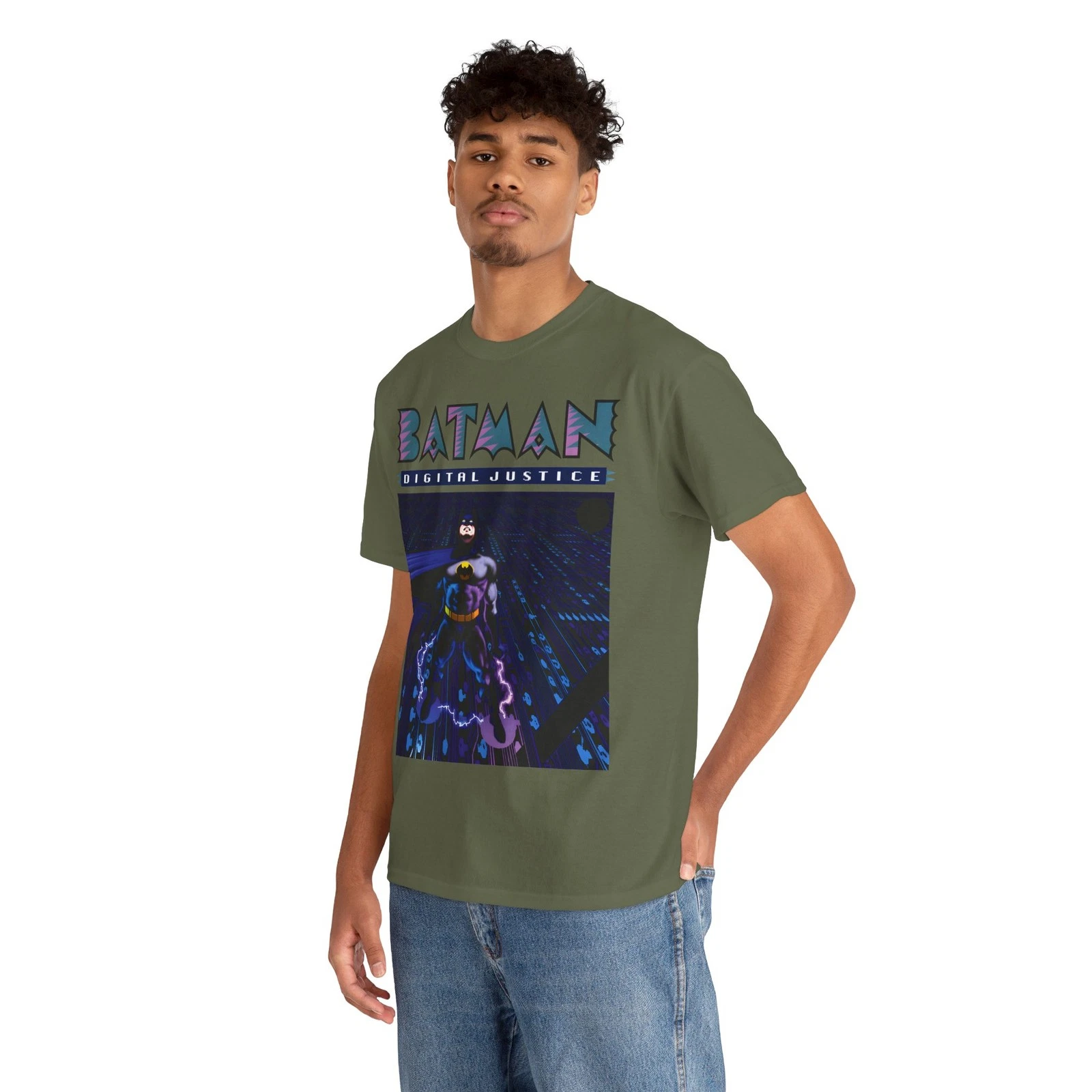 Batman Digital Justice T-Shirt - Pepe Moreno Computer Art - DC Comics