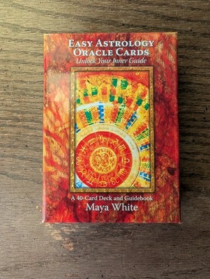 Easy Astrology Oracle Cards: Unlock Your Inner Guide W/ Booklet Maya White