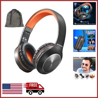 Over Ear Bluetooth Headphones with 68 Hours Playtime and Sound Isolation