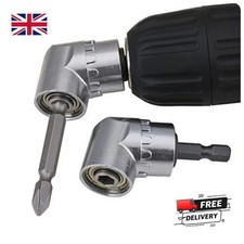 Degree Right Angle Driver Angle Extension Power Screwdriver Drill Attachment UK.