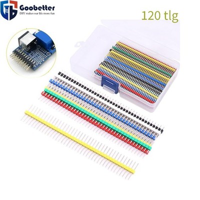 120tlg PCB Board Pin Header 40 Steckerleiste Pin Stiftleiste Einreihiger 2,54mm