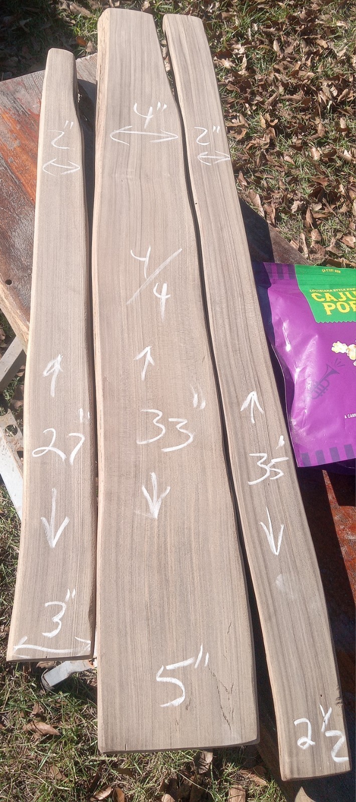 3 Pc Value Pack Quartersawn REAL Louisiana Sinker Cypress Craft Wood Tight Grain