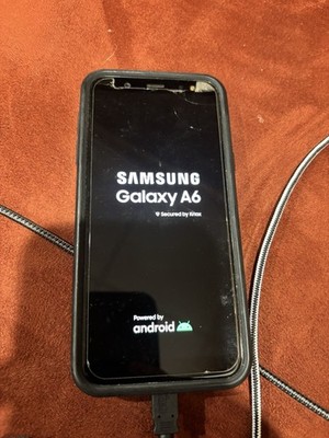 Samsung Galaxy A6 SM-A600A 4G LTE Smart Cell Phone For PARTS READ Storage Locker