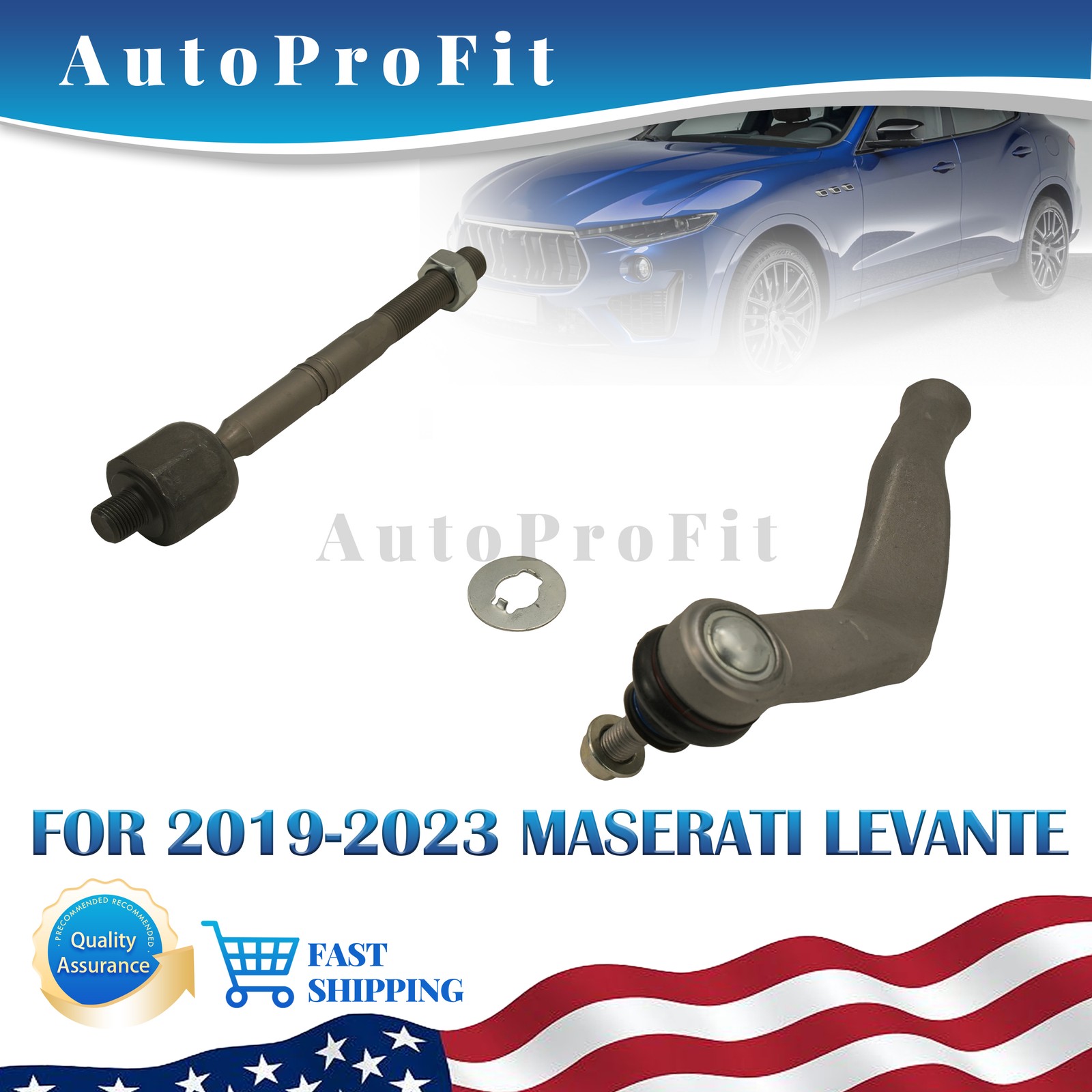 NEW 673007161 For 2019-2023 Maserati Levante Left Inner Tie Rod Ball Joint