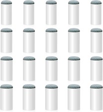 Lens 20Pcs Billiard Pool Cue Tips, Slip on Cue Tips for Pool Stick 13mm/ 12mm