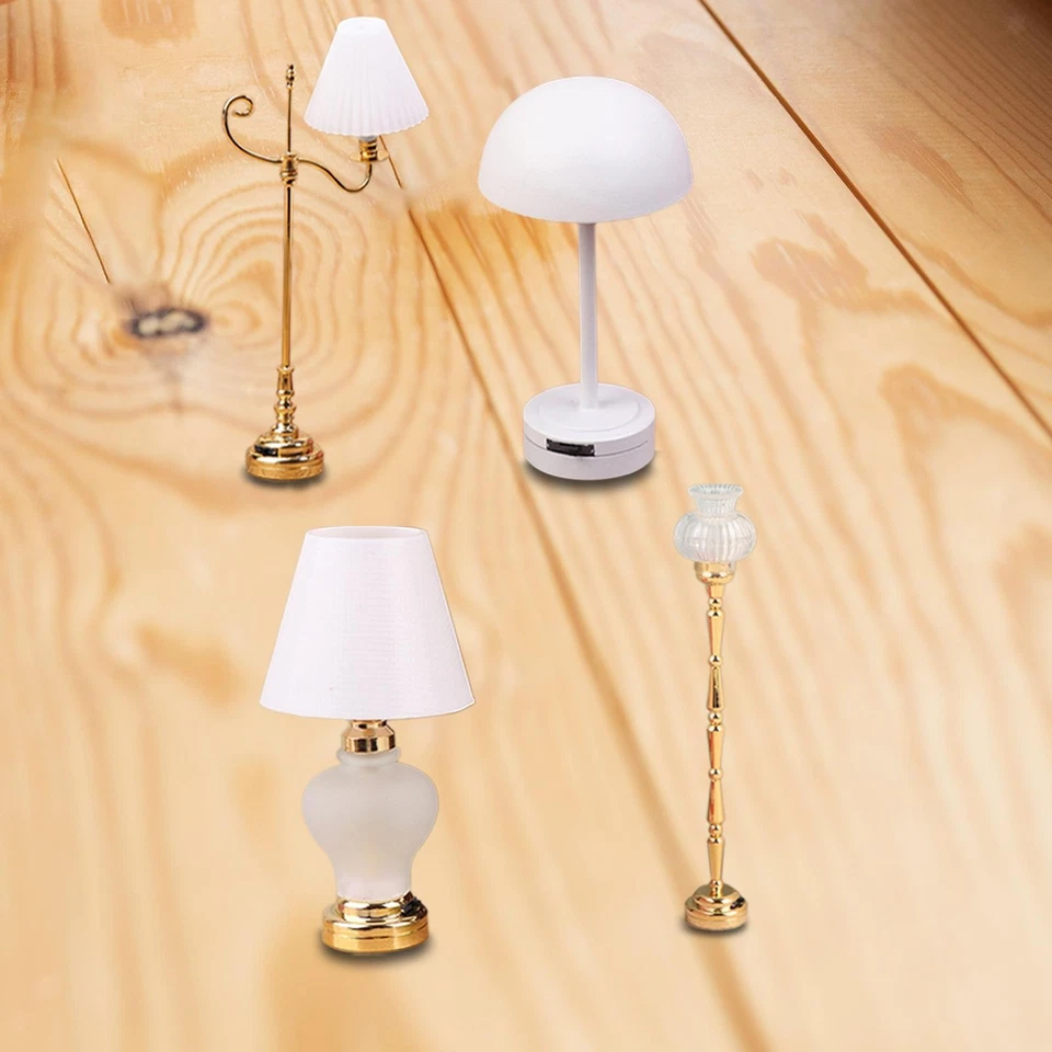 Lampada per casa delle bambole, accessori per casa delle bambole, articolo - Immagine 2 di 2