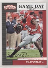 2019 Panini Contenders Draft Picks Game Day Ticket Riley Ridley #38 0c6