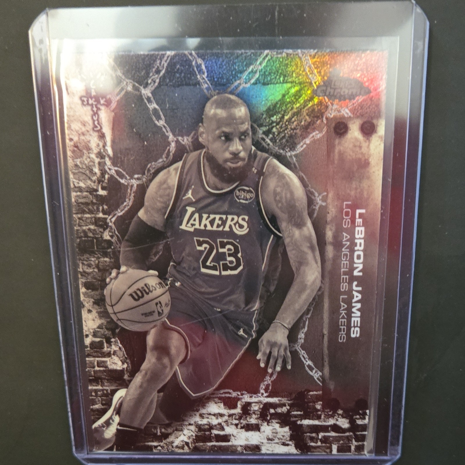 Topps Chrome Cactus Jack 2025-26 LeBron James Refractor Los Angeles Lakers NBA