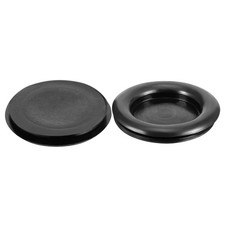 10Pcs Wire Protector Oil Resistant Rubber Grommet 30mm Mounting Dia Black