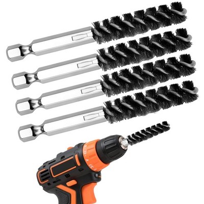4 Pack Golf Club Cleaning Brush Dual Head Stainless Steel Shaft Hosel Cleaner