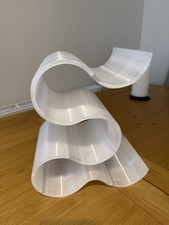 Stylish Curved Wine Rack Unique 5 Bottle Holder Made from Solid PLA