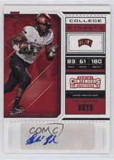 2018 Panini Contenders Draft Picks College Ticket Devonte Boyd #152 Auto 2u3