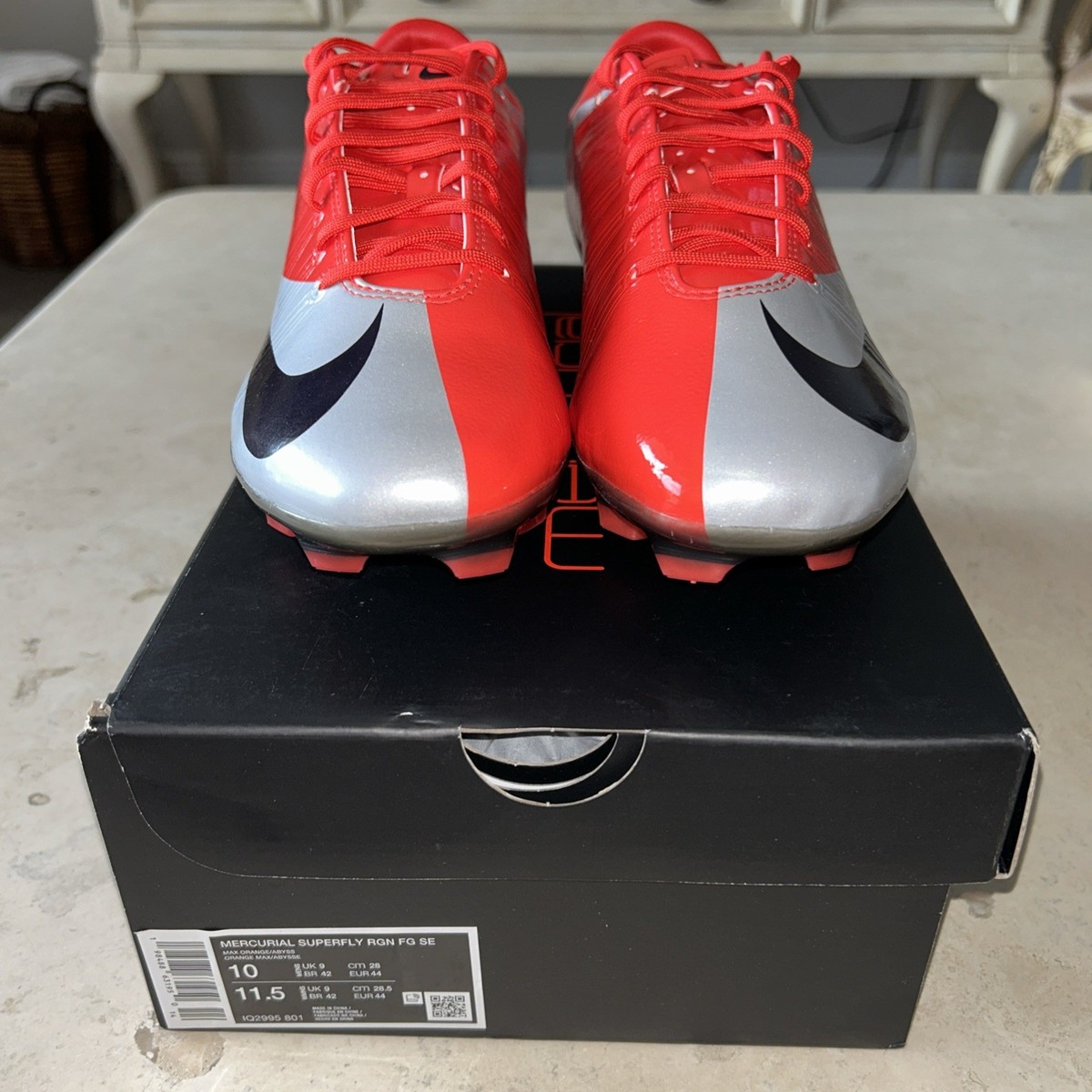Nike マーキュリアル スーパーフライ 1 RGN FG SE Nike Mercurial Vapor Superfly 1 RGN FG SE CR7 Max Orange | IQ2995