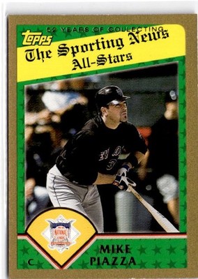 2003 Topps #716 Mike Piazza Gold #/2003