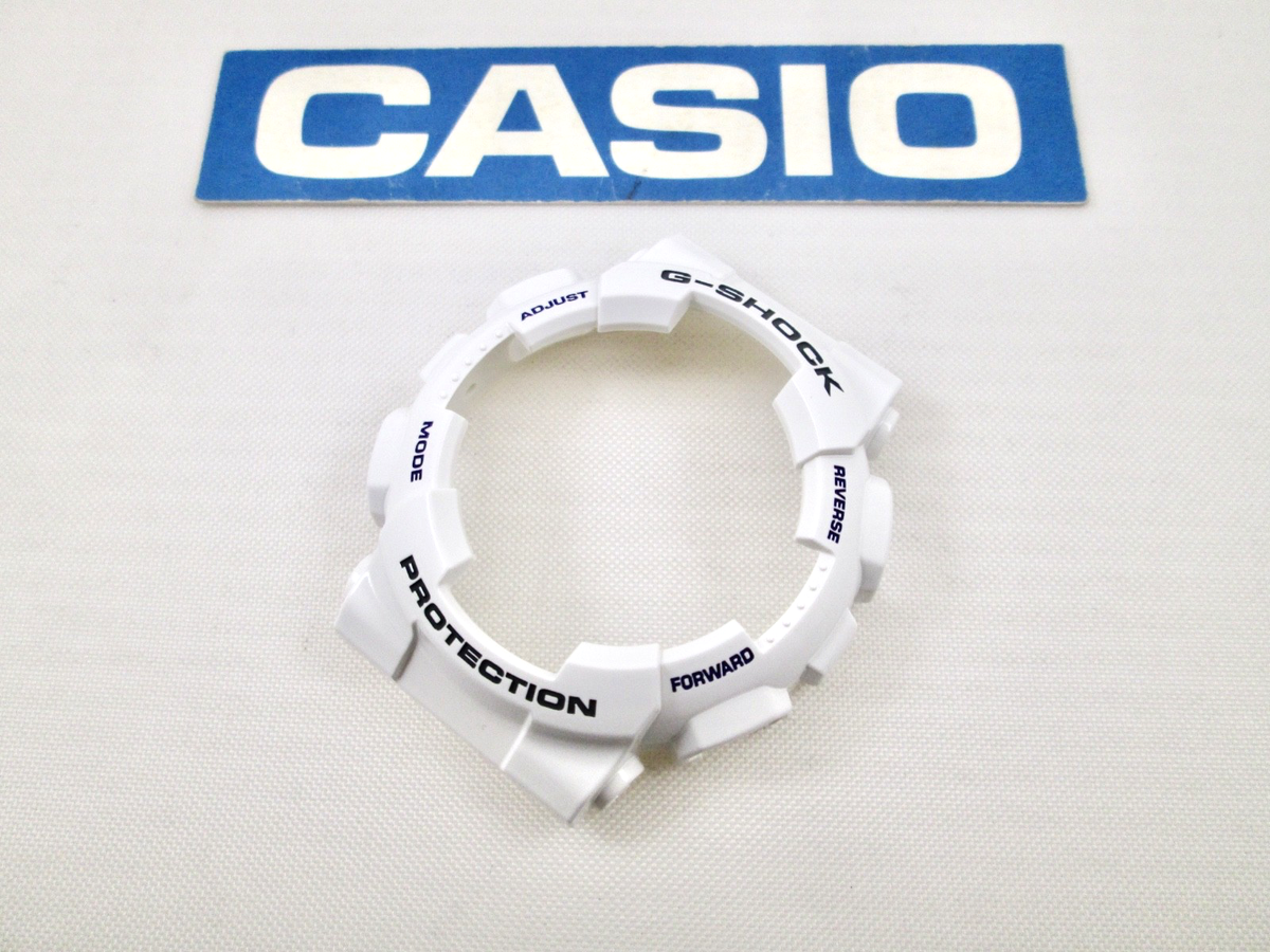 Genuine Casio G-Shock GA-100A GA-100A-7A glossy white resin watch