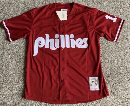 NWT Men’s John Kruk Throwback Phillies Red Jersey 2XL - Picture 2 of 5