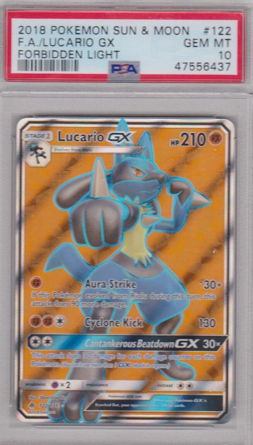 Lucario GX Forbidden Light, Pokémon