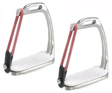 EquiRoyal Peacock FIllis Safety Breakaway Stirrup Irons - 3 Sizes