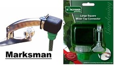 LARGE SQUARE MIXER TAP CONNECTOR KITCHEN TO GARDEN HOSE PIPE ADAPTER