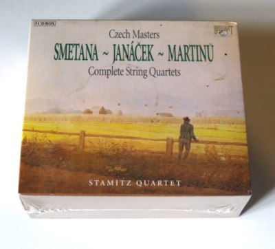 SMETANA, JANACEK, MARTINU Complete String Quartets (STAMITZ QUARTET) 5XCD Mint