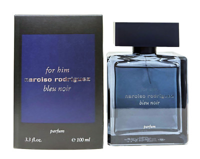 Bleu Noir by Narciso Rodriguez for Men 3.3 oz Parfum New in box
