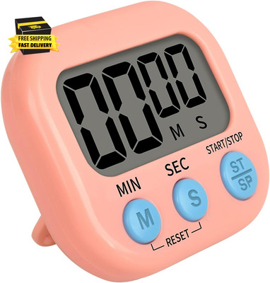 Timer for Kids,Kitchen Timer Digital,Magnetic Back,Loud Ring,Stand for Cooking,C