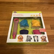 CHEF'N CAKE CREATURE AND PASTRY PEN 3D CAKE SHAPE BAKING SET NOB