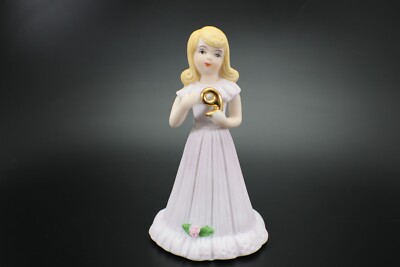 Growing Up Figurine BIRTHDAY GIRL 9 YEAR OLD   Ninth Porcelain Vintage 1981