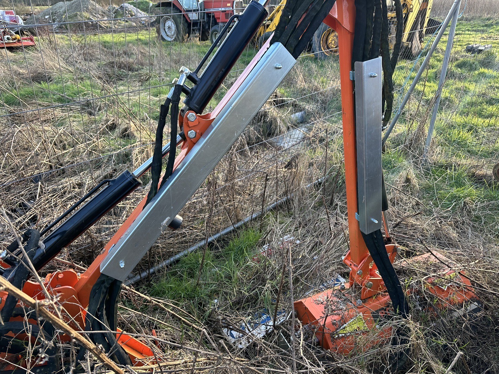 Compact tractor hedge cutter trimmer flail mower for Kubota, Iseki