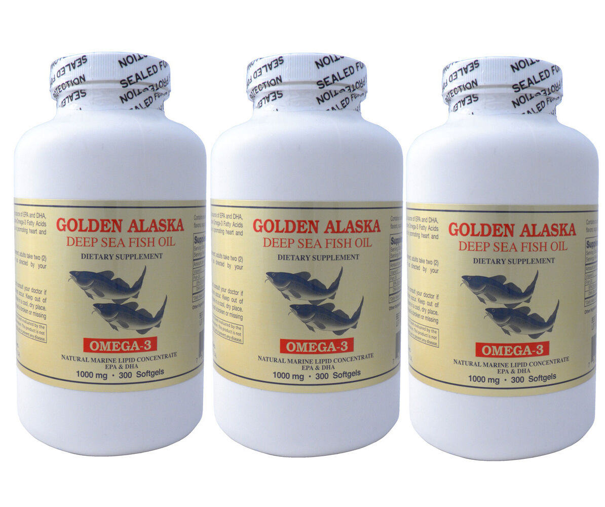 ALASKA OMEGA-3 Deep Sea Fish Oil Capsules