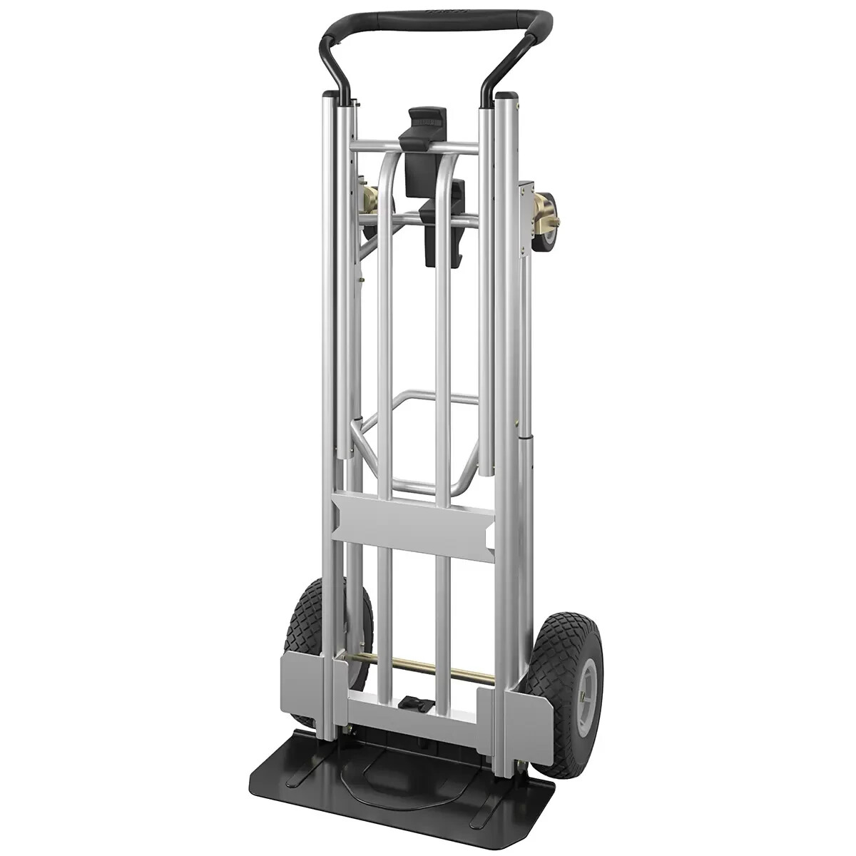 VEVOR Aluminum Hand Truck, 4 in 1, 454 kg Max Load Capacity, Heavy Duty Industrial Convertible Folding Hand Truck and Dolly, Utility Cart Converts