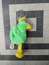 Avon Green Bird Plush Keyring 5.5 Inch Stuffed Animal Toy