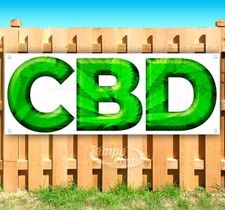 CBD Advertising Vinyl Banner Flag Sign SMOKE SHOP OILS EDIBLES