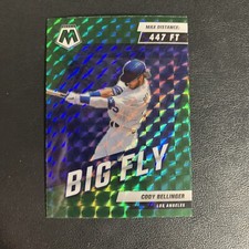 Cody Bellinger 2022 Panini Mosaic Big Fly Green #BF-8 Los Angeles Dodgers
