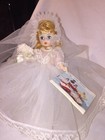 Madame Alexander 8” Bride Doll (435). Restrung. Stored In Box. Stand Included.   — photo 1
