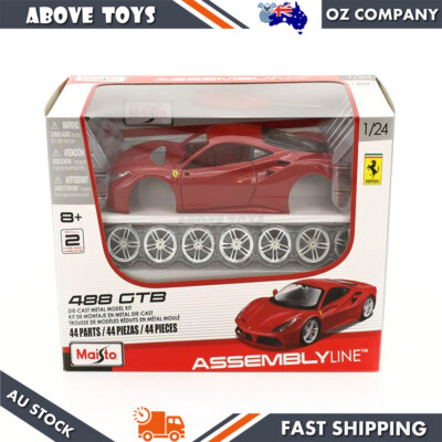 Maisto 1:24 Scale Assembly Line 2016 Ferrari 488 GTB Diecast Model