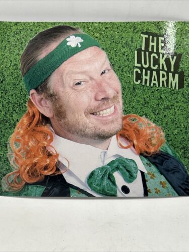 St. Patricks Day The Lucky Charm In Headband and Ginger Wig Costume Mullet - 第 1/2 張圖片