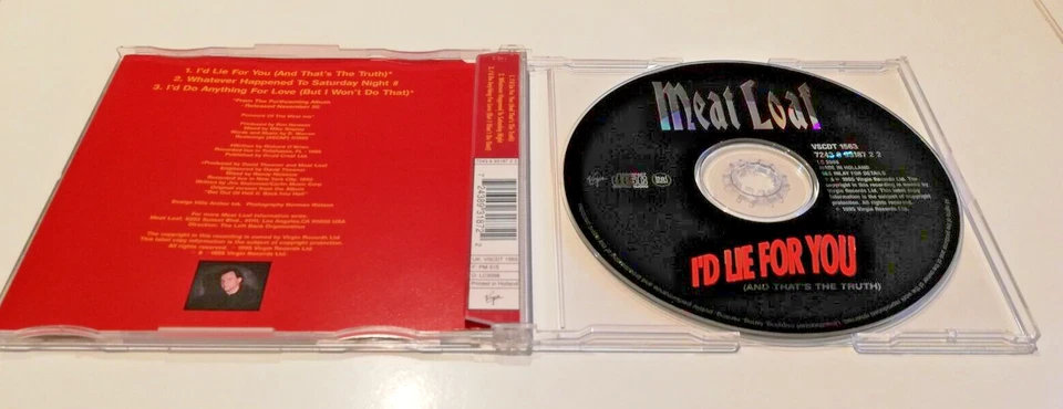 Meat Loaf – I'd Lie For You (And That's The Truth) - Virgin 1563 - #CDA70 - Bild 2 von 3