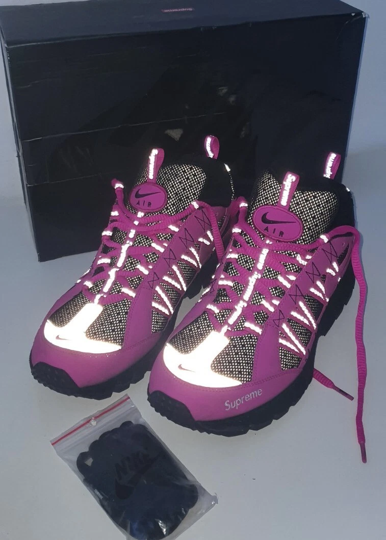 靴 Nike Air Humara FW17 Supreme Fire Pink Buy Supreme x Nike Air Humara 17 'Pink' - 924464 600 | GOAT