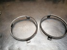 <!--F#f_0-->76 77 TOYOTA CELICA GT RA29 CHROME HEADLIGHT TRIM RETAINER RING SURROUND PAIR 2<!--F/-->