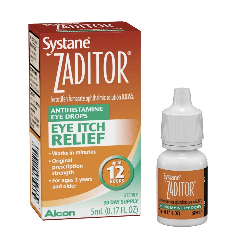 Alcon Systane Zaditor Eye Itch Relief 5ml (0.17Floz.)