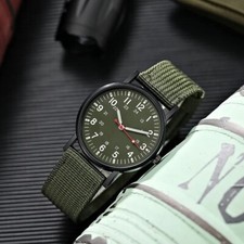 Fashion men watches luminous nylon band military watch men army wrist Quartz sp