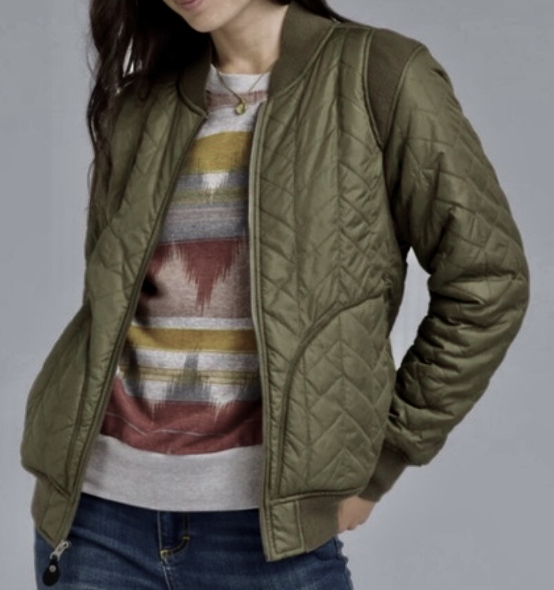 PRANA Diva Slate Olive Green Sherpa 