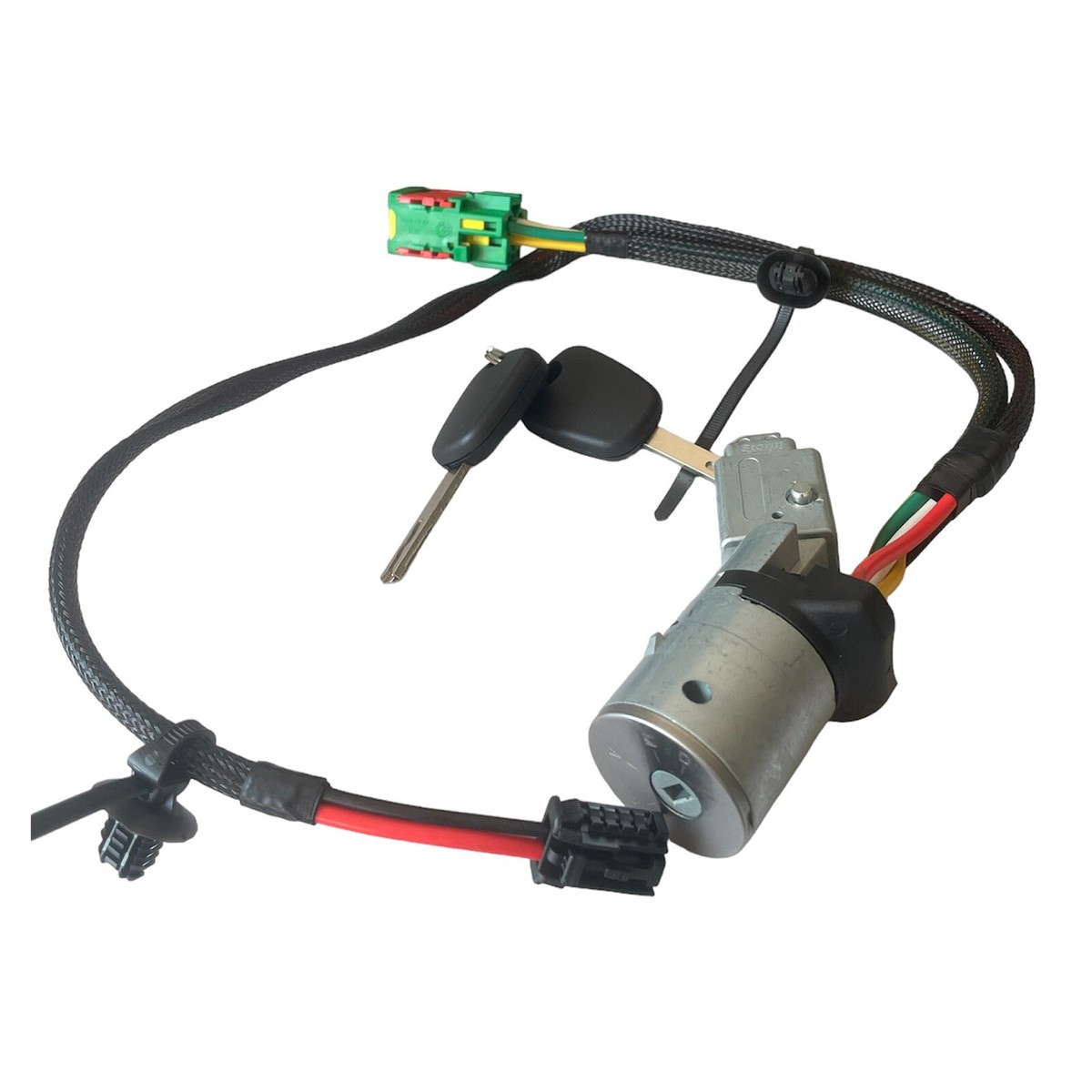 Cylindre De Contacteur D’allumage Pour Peugeot Partner 1.6 (2008-2022) – Avec 2 Clés, Métal Durable - 6