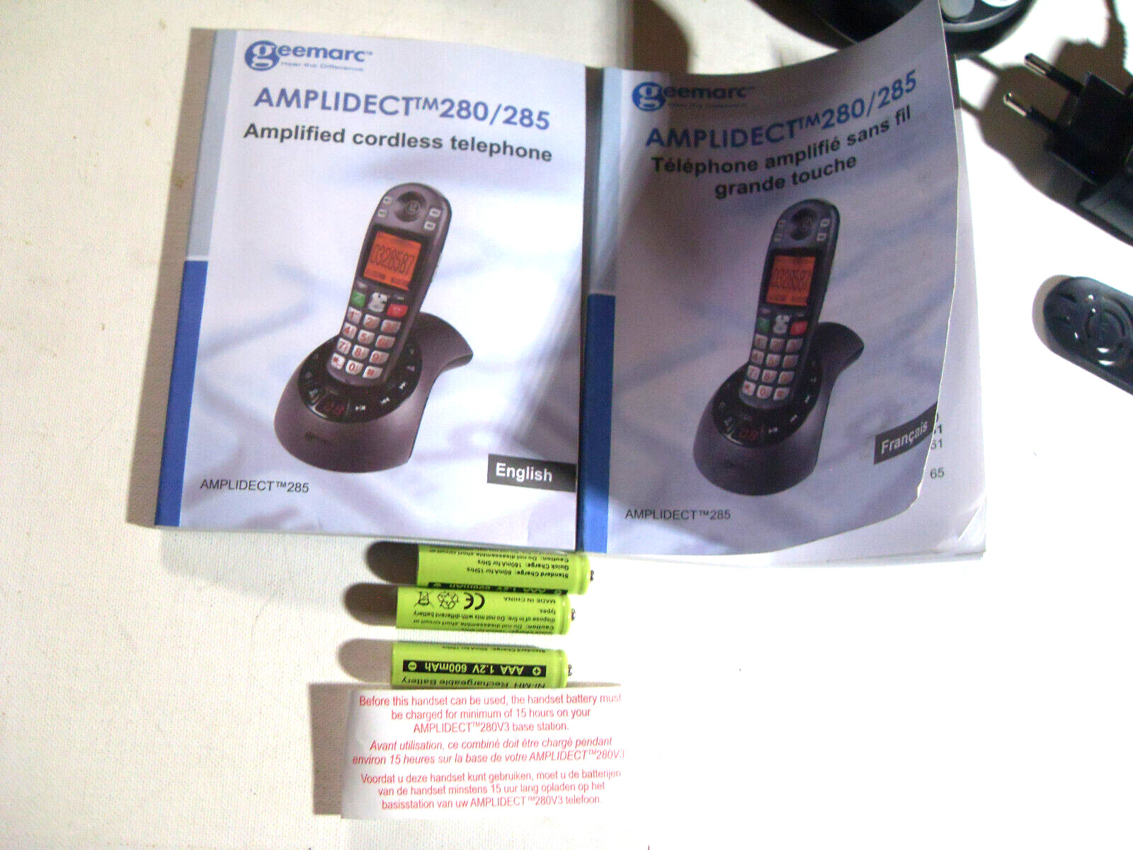 Combiné additionnel Amplidect 280 pour senior restez joignable au salon