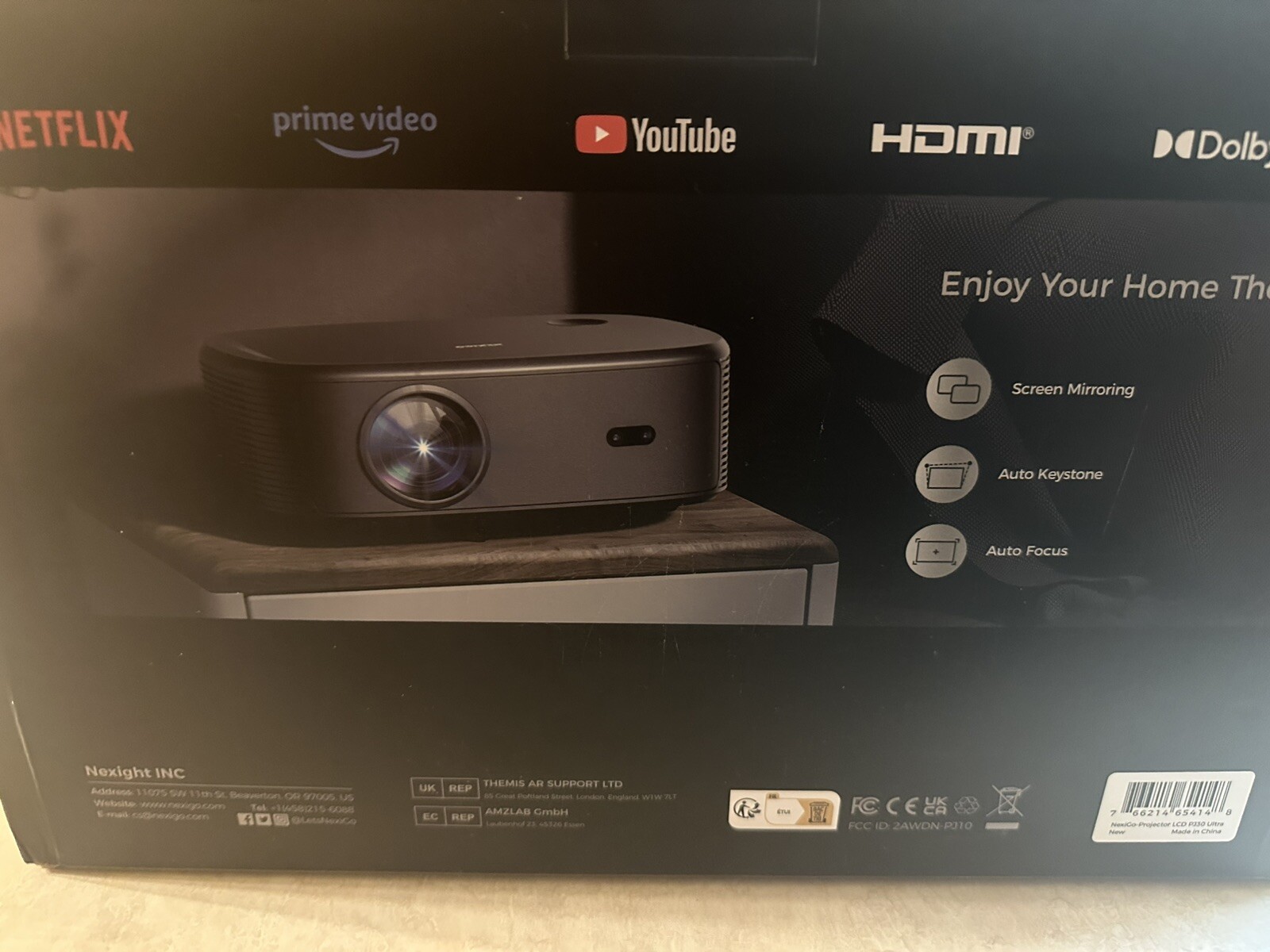 NexiGo HD Smart Projector