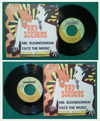 7'' 45 Giri Promo Ray Stevens Mr.Businessman/Face The Music Pop Rock  