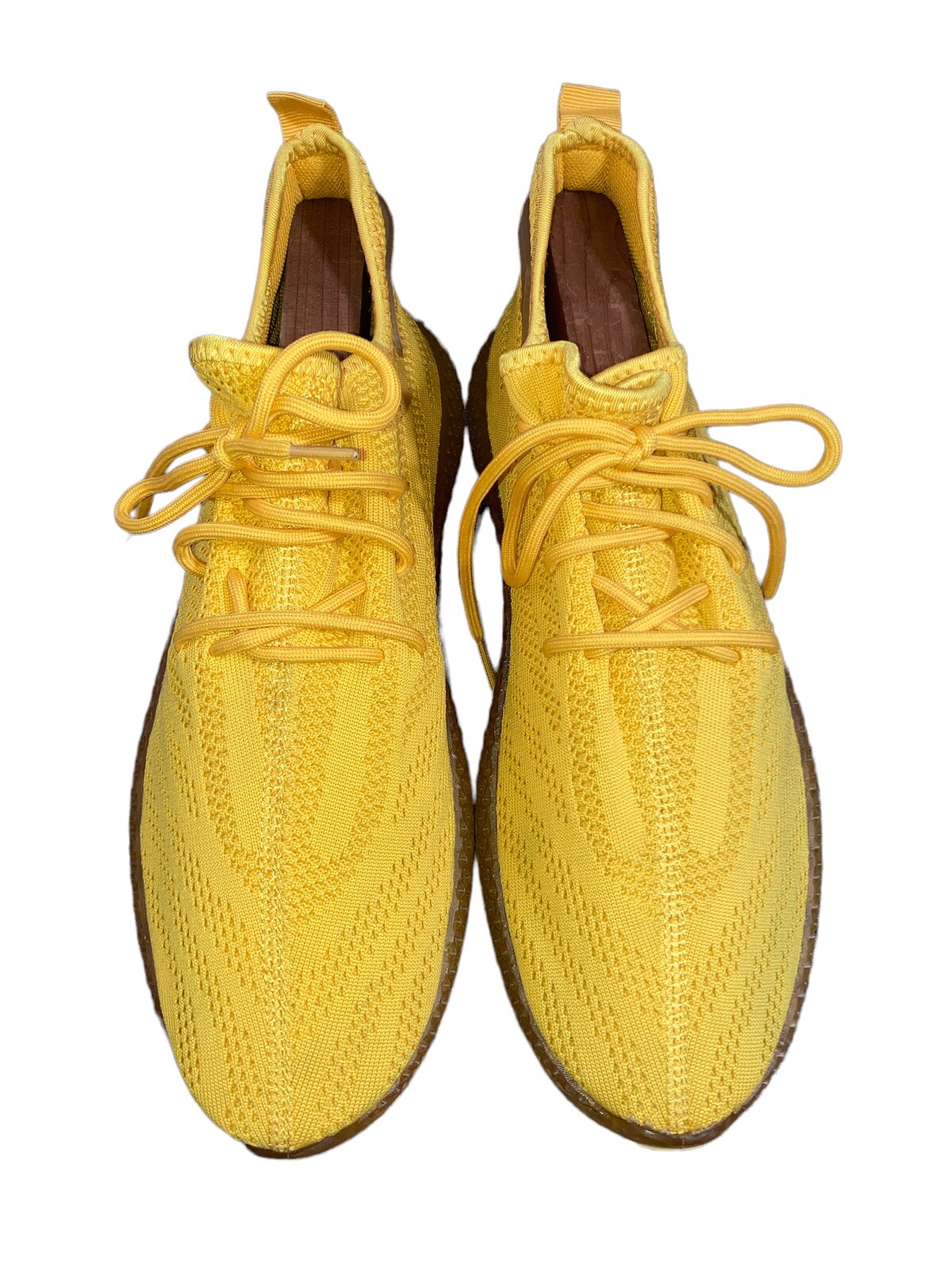 Scarpe da allenamento gialle Pony Product of New York Athletic da uomo taglia 11 USA