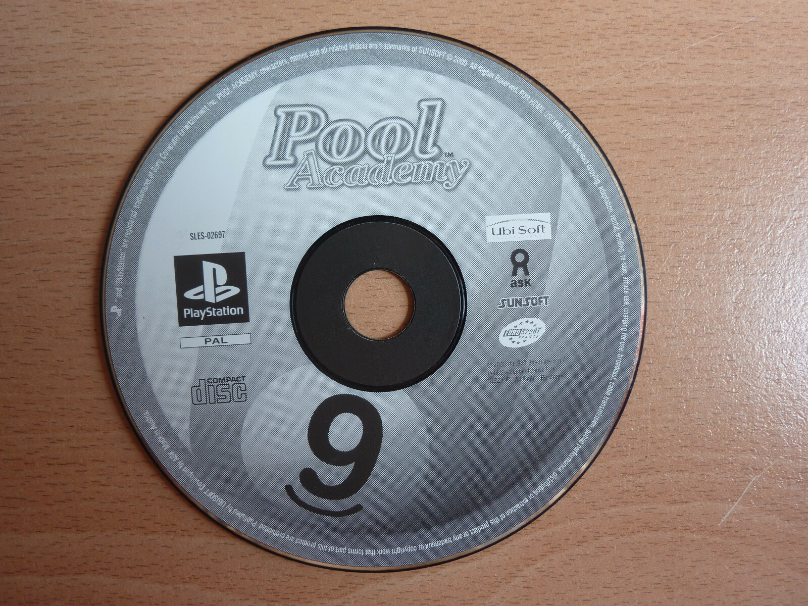 Pool academy ~~ Jeu PS1 CD Seul
